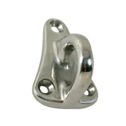 Fenderkrok med 15mm Öljett 30x27x47mm Kromad Mässing