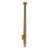 Flaggstång teak 460x18 mm