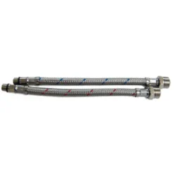Flexslang blå, m10 hane - 3/8" hane