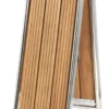 Fällbar landgång AISI316/Iroko 160 cm