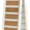 Fällbar landgång vitlackerad 310 cm