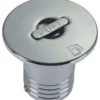 FS Däcksförskruvning Bränsle 50 mm RF/Kromad Mässing
