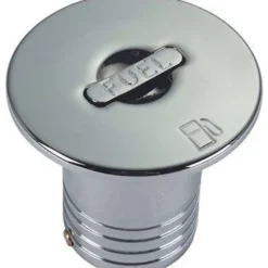 FS Däcksförskruvning Bränsle 38 mm RF/Kromad Mässing