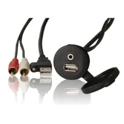 Fusion USB och AUX paneluttag
