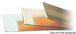 Galvaniserad kopparplatta 2 x 20 mm (4.20 m stång)
