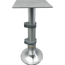 Gasjusterbar bordskolonn 33-70cm, bas 305mm
