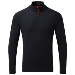 Gill UV009 Men's UV Långarmad Zip T-shirt Navy