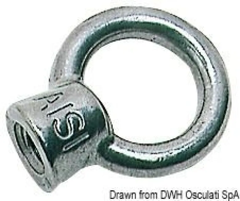 Gängad öglebult AISI316 41 mm