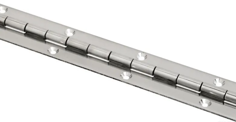 Gångjärn 2 m-stång spegelpolerat SS 40 mm
