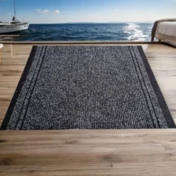 Gångmatta 80 cm x 150-480 cm (Flera längder) Mörkgrå