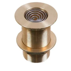 Guidi Skrovgenomföring Mässing med Fjäder, 1 1/4"