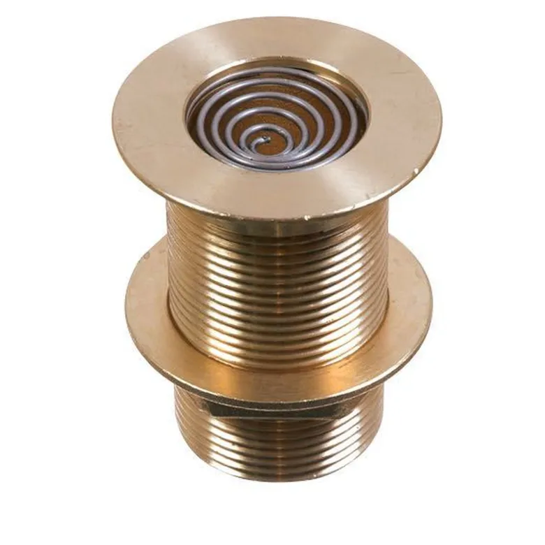 Guidi Skrovgenomföring Mässing med Fjäder, 1 1/4"