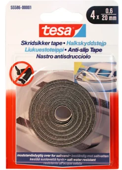 Halkskyddstape, svart 25 mm x 5 m