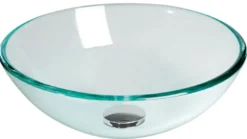 Halvsfäriskt handfat i glas 280 mm