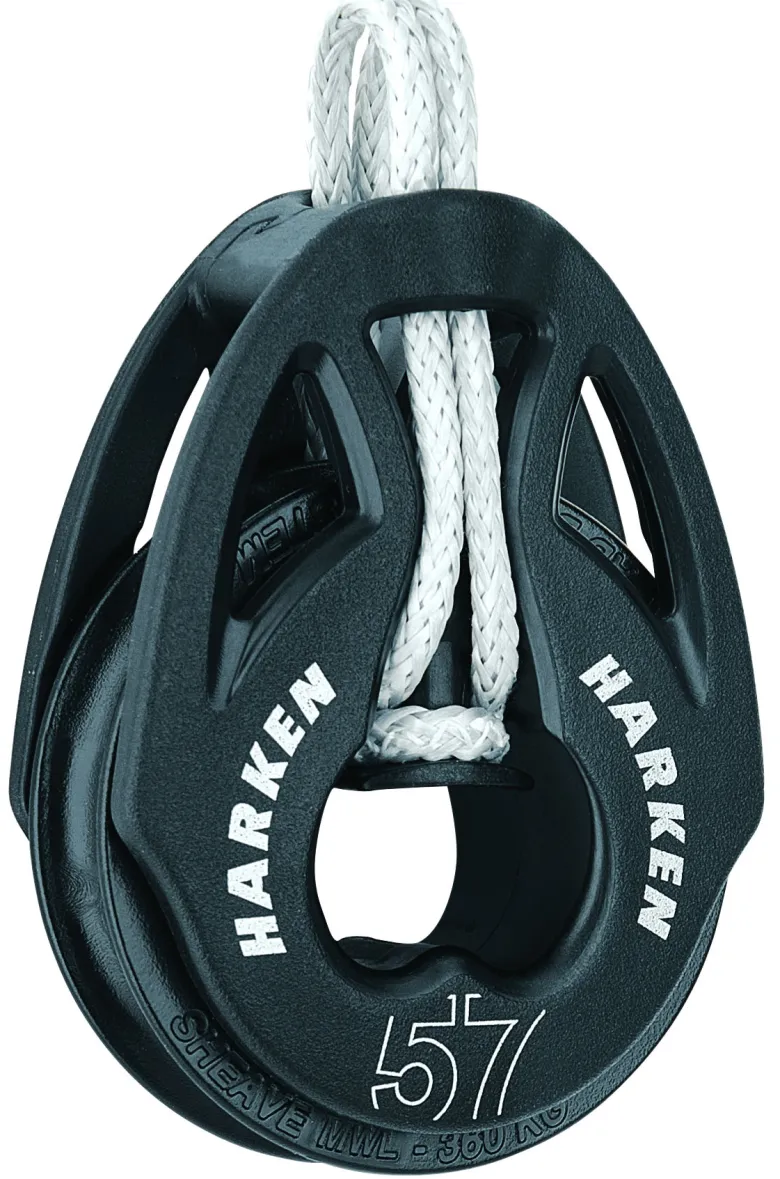 Harken block t2 loop enkel 57 mm