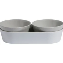 Harmony snackskålar vit/beige, 3 delar