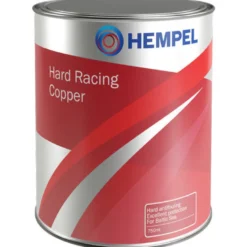 Hempel Hard Racing Copper Kopparbaserad Hård Bottenfärg Röd 0,75L