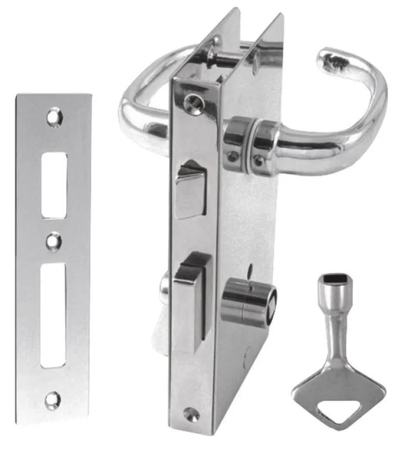 Högerlås utan handtag 133x70 mm