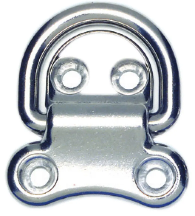 4-håls infällbar ring AISI316 76x76 mm