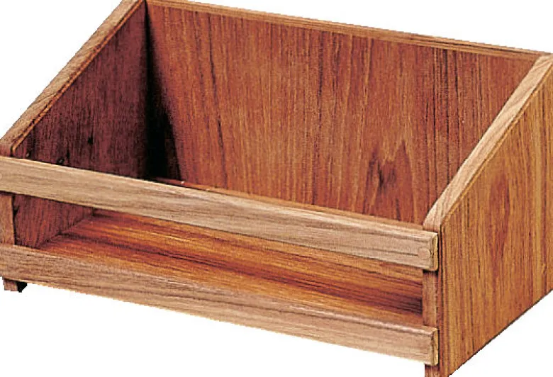 Hylla i Teak CD-ställ