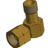 IGT 90° Gasarmatur 1/4'' för Regulatorutlopp