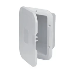 Inbyggnadsbox med Mucka 245x175x100mm Vit