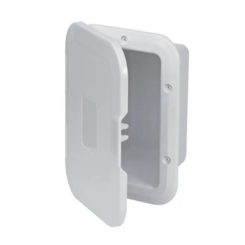 Inbyggnadsbox med Mucka 245x175x100mm Vit