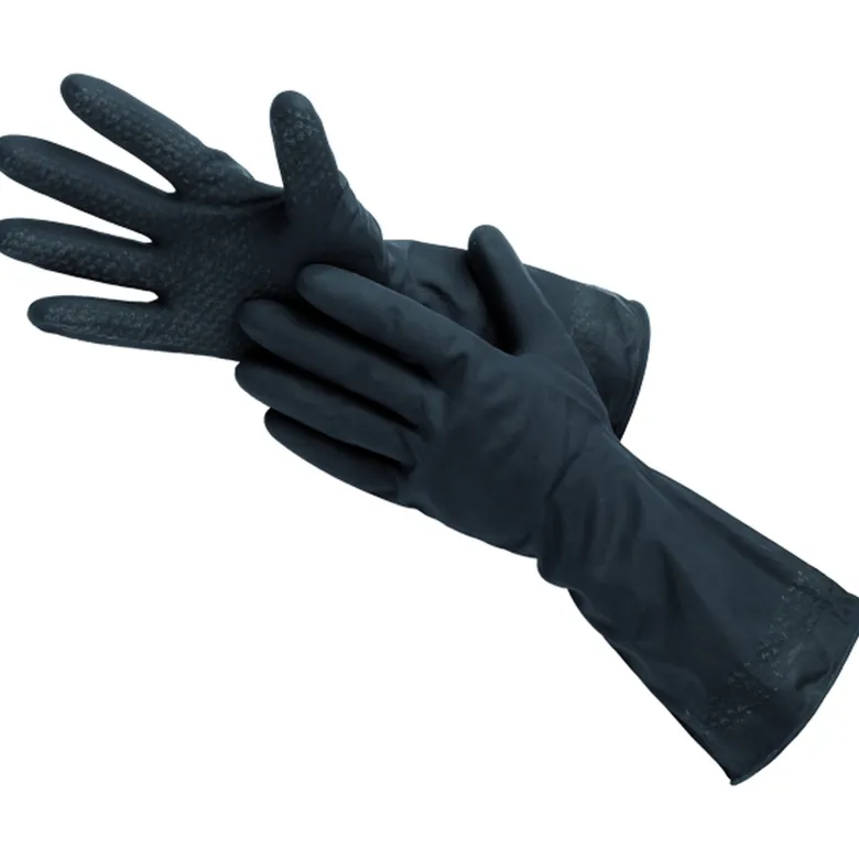 Industrihandske af Latex, tåler cellulosefortynder