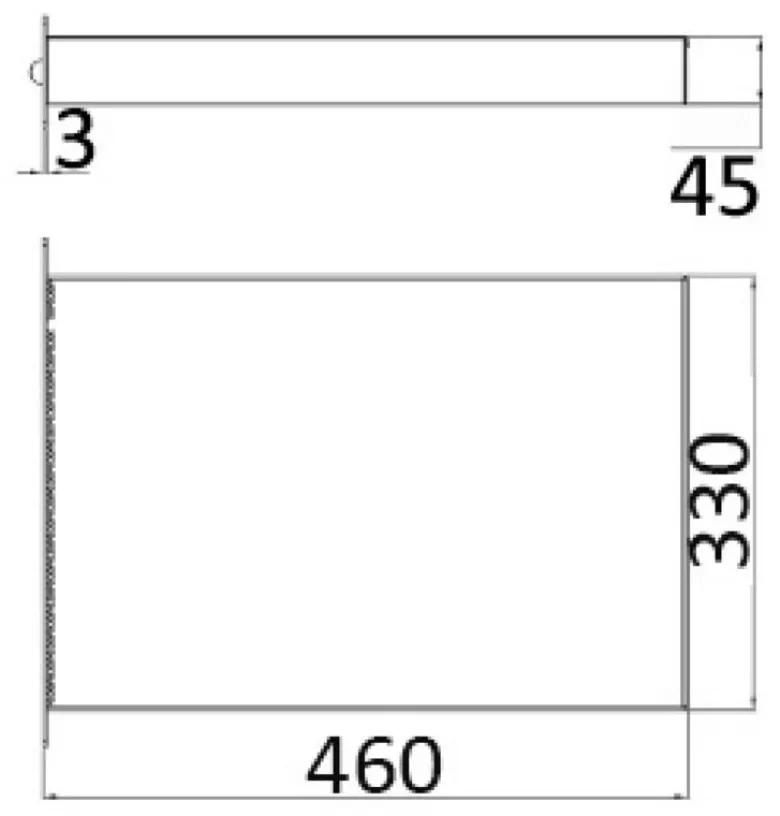 Infällbar badstege standard AISI316 3 steg