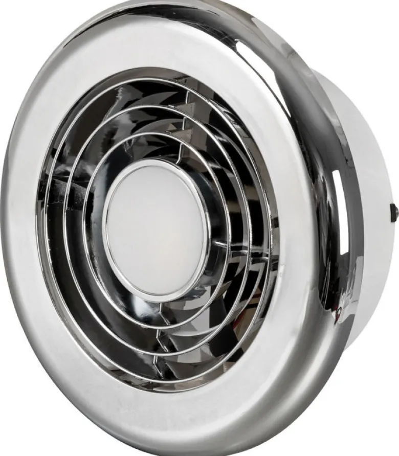 Infälld LED-spotlight med utsugsfläkt 12V