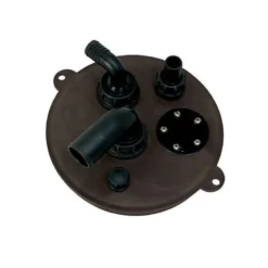 Inspektionslock för septiktank h:305mm - svart