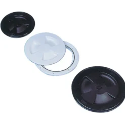 Inspektionslucka plast svart, ø 130 mm