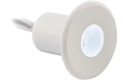 Instegsbelysning med en vit LED