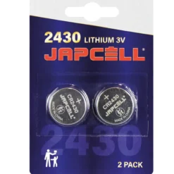 Japcell CR2430 Litiumbatteri 3V, 2 st