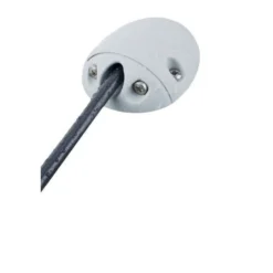 90° Kabelgenomföring Grå Nylon