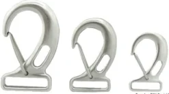 Karbinhake AISI 316 för rem 72x32 mm