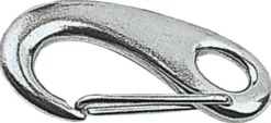 Karbinhake AISI 316 med fjäderöppning 100 mm