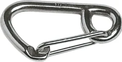 Karbinhake AISI 316 med stor öppning 100 mm