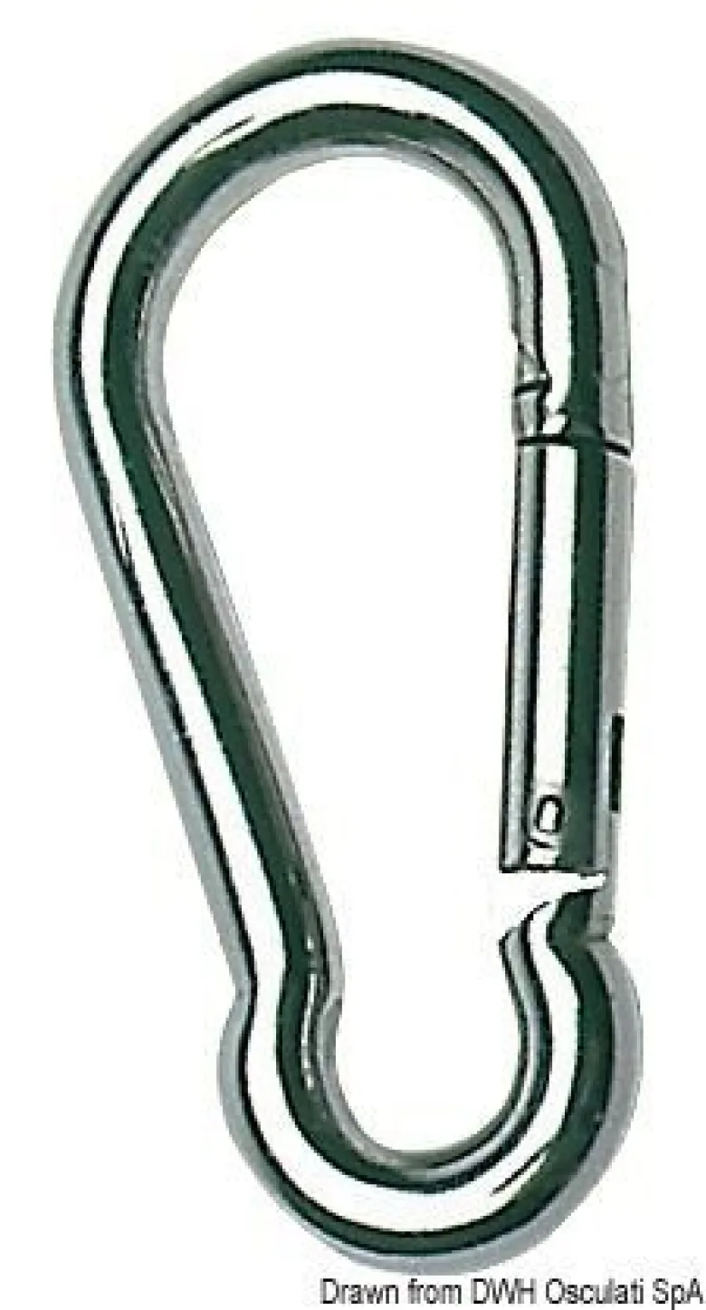 Karbinhake AISI 316 6 mm