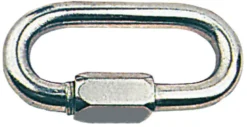 Karbinhake med skruvöppning AISI 316 4 mm