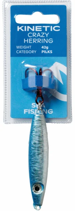 Kinetic Crazy Herring Fiskedrag Torsk/Sej 28g Blå/Crystal