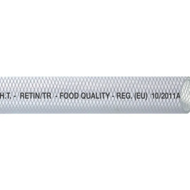Klar PVC slang armerad, Food quality 10mm