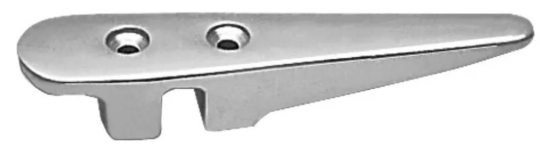 Knap med clamcleat i anodiserad aluminium 160 mm