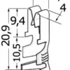Kontakter av förtennad mässing 2.5/6 mm