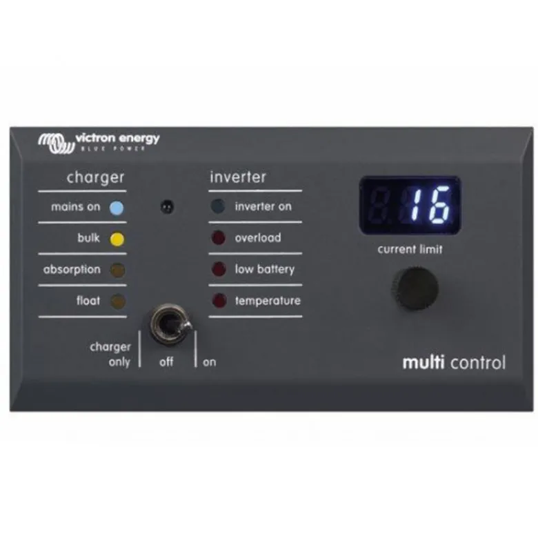 Kontrollpanel victron fö multi & quatro vinklad kontakt