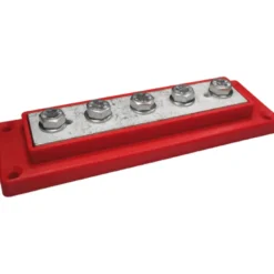 Kopplingsplint 5 x max 95 mm² (M8) Röd