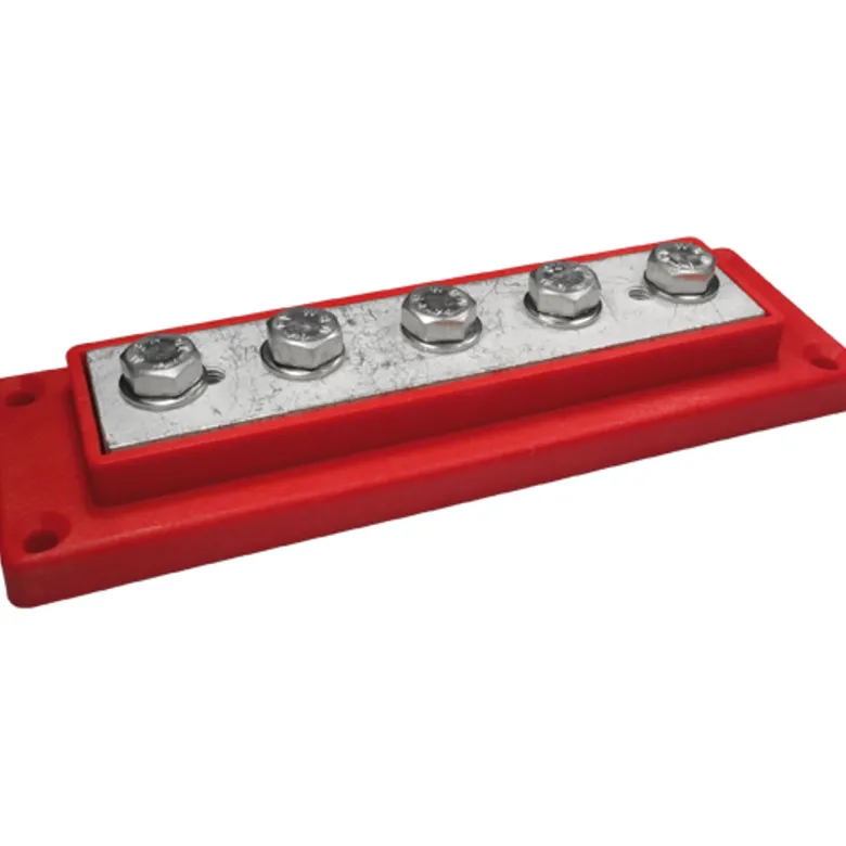 Kopplingsplint 5 x max 95 mm² (M8) Röd