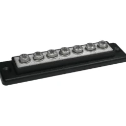 Kopplingsplint 7 x max 6 mm² (M5) Svart