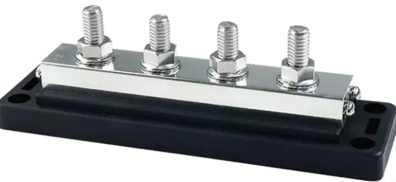 Kraftig samlingsskena Techno med transparent lock 4x10