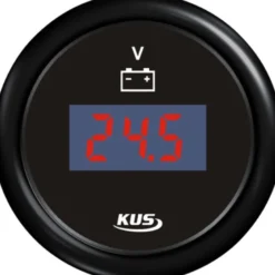 Kus Digital Voltmätare 9-32v, Svart, 12/24v